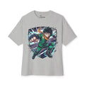 Anime Hero Tee — Dynamic Green Fighter Graphic T-Shirt