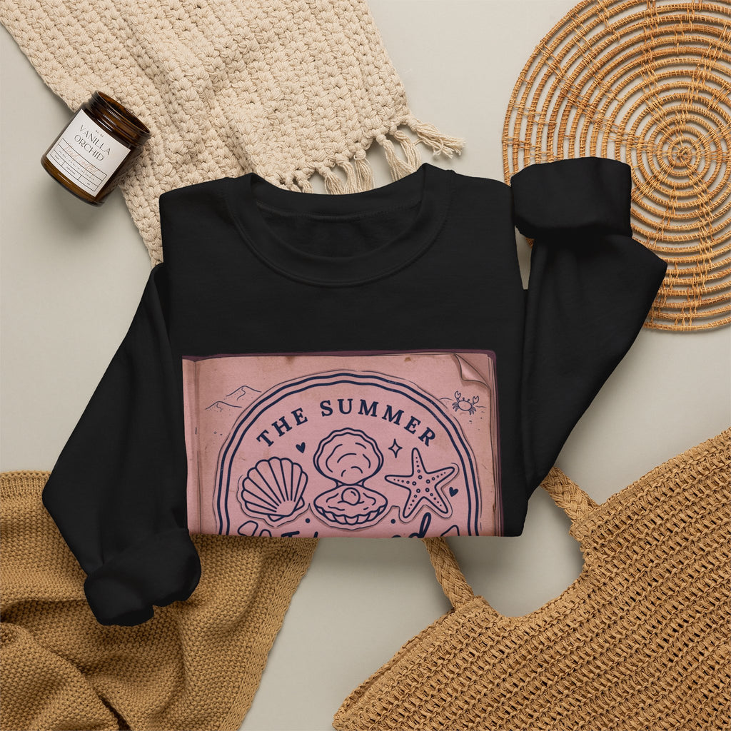 The Summer I Turned Twenty Five Sweatshirt | beachy seashells, pastel nostalgia